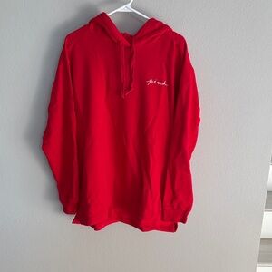 PINK Victoria's Secret Bright Pink Pullover Hoodie